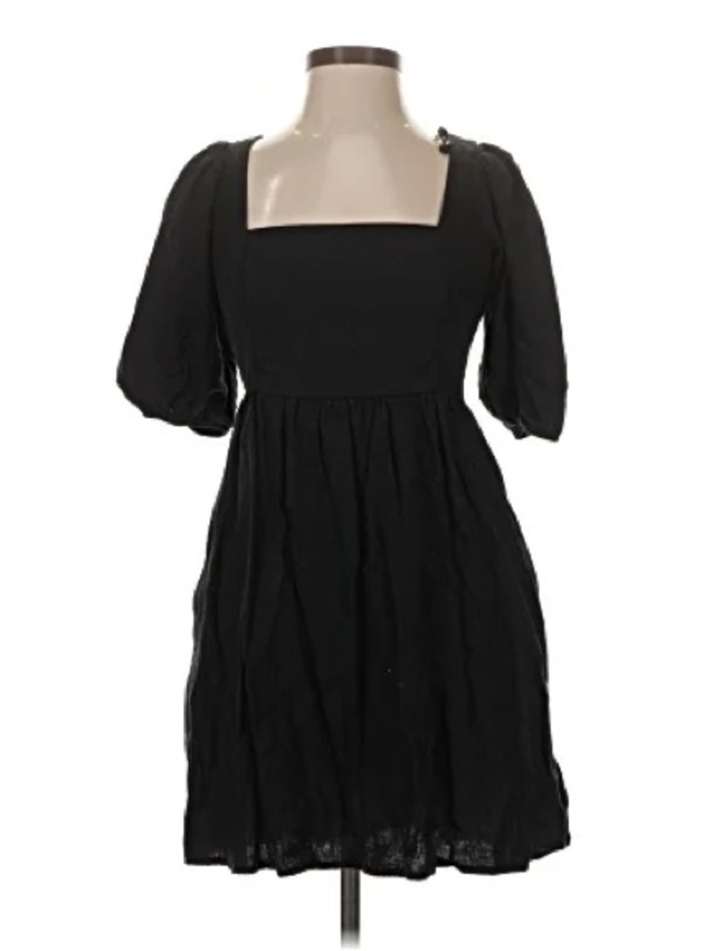 NWT Gap Puff Sleeve Square Neck Mini Dress
